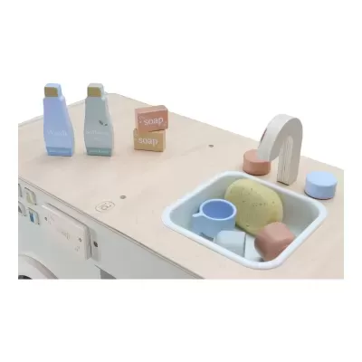 Little Dutch Máquina de Lavar Roupa de Madeira Essentials
