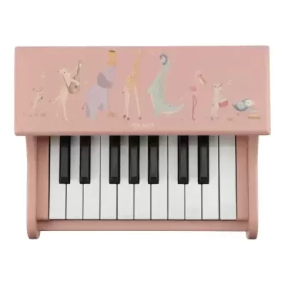 Little Dutch Piano De Madeira Safari Friends Rosa