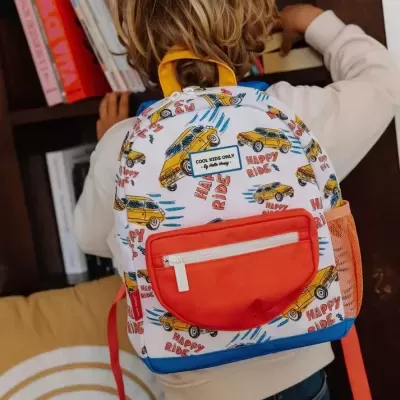 Hello Hossy Mochila Escolar Happy Ride +6 anos