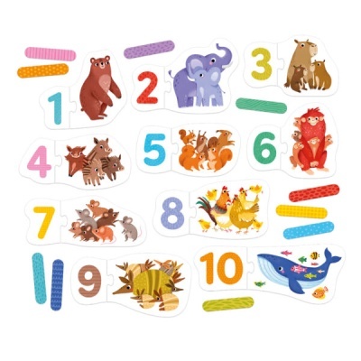 Banana Panda Puzzle Pares e Números + 3 Anos