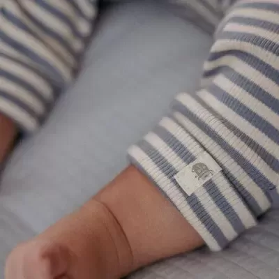 Little Dutch Pijama Bebé Azul Riscas Forest Friends