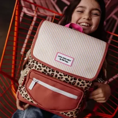 Hello Hossy Mochila Escolar Leopard +6 anos