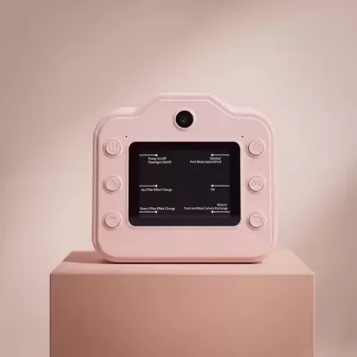 Kidinex Máquina Fotográfica Instantânea KidSnap Rosa Kidinex Máquina Fotográfica Instantânea KidSnap Rosa