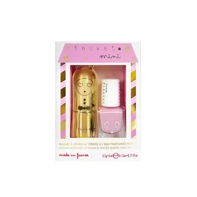 Inuwet Kit Maquilhagem Infantil Verniz + Bálsamo Cheesecake