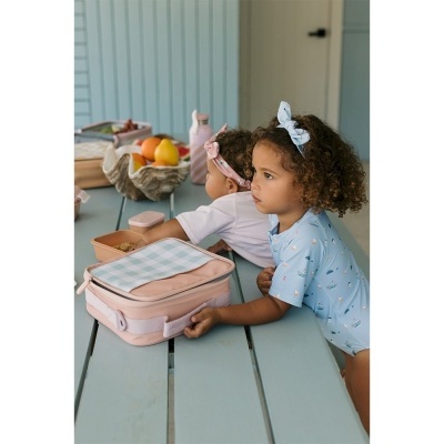 Monnëka Lancheira Rígida Stripes Apricot