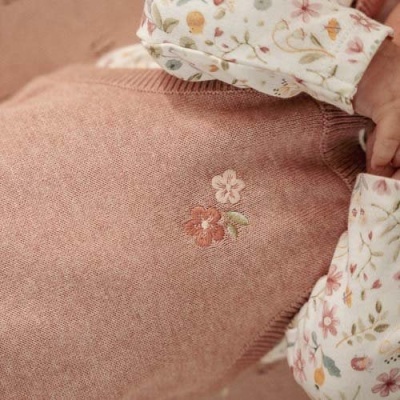 Little Dutch Macacão de Malha Rosa Bebé - Fairy Garden