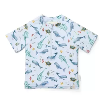 Little Dutch T-shirt de Banho Sea Life Azul