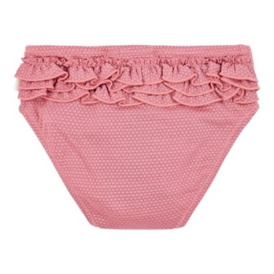 Little Dutch Cuecas De Banho Com Folhos Dreamy Pink Sparkle
