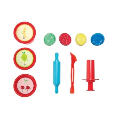 Tutti-Frutti Plasticina Orgânica Perfumada Trio Hamburgueres