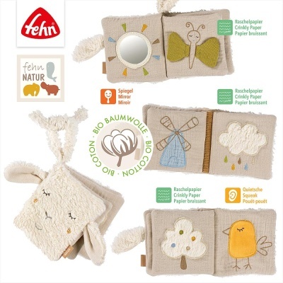 Fehn Livro Sensorial  Natur Ovelha