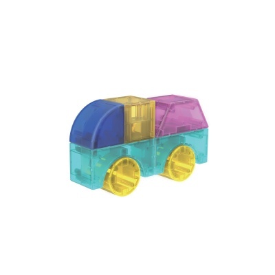 Giros Jogo Magnético Blocos Transparentes 22 Peças