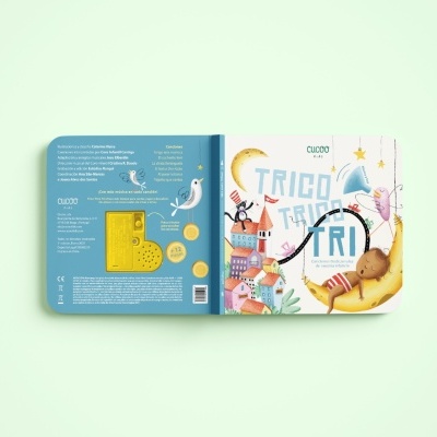 Cucoo Livro Musical Infantil Trico Trico Tri ( Espanhol)
