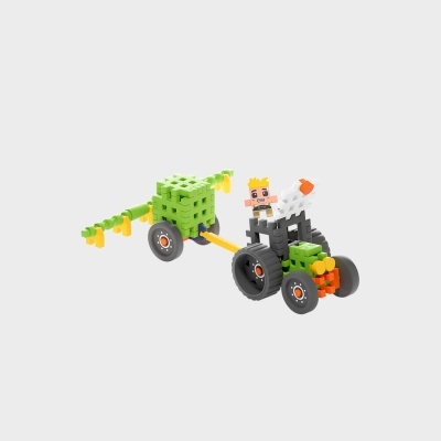 Marioinex Mini Waffle Agricultor Com Trator