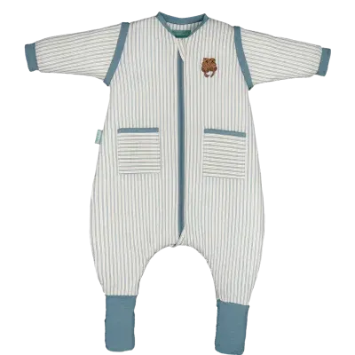 MOLIS&CO Saco de Dormir com Pernas e Mangas Blue Stripes TOG 2.5 MOLIS&CO Saco de Dormir com Pernas e Mangas Blue Stripes TOG 2.5