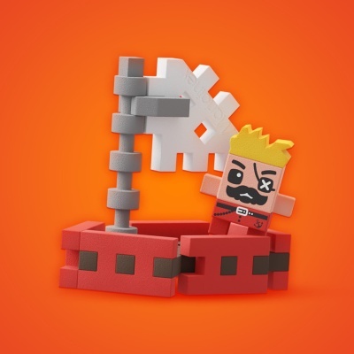 Marioinex Mini Waffle Surprise – Figura Mistério + Construção