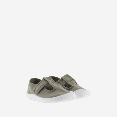 Victoria Shoes Sandália Barefoot Bosco Lona Aloé Victoria Shoes Sandália Barefoot Bosco Lona Aloé