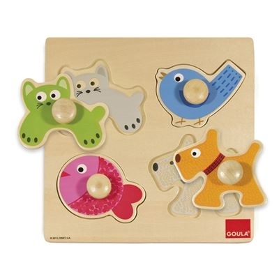 Goula Puzzle de Encaixe Jumbo Animais Domésticos Goula Puzzle de Encaixe Jumbo Animais Domésticos