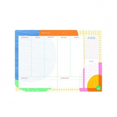 The Happy Gang Planeador Semanal A4