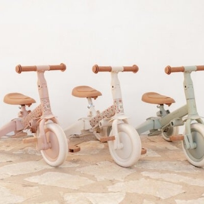 Triciclo Fairy Floral - Little Dutch - Pink ( 4-Em-1)