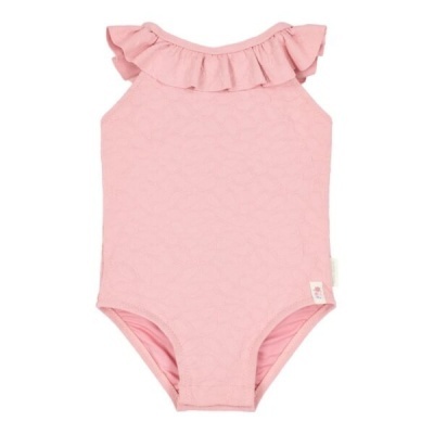 Little Dutch Fato De Banho Com Folhos Dreamy Pink Rose