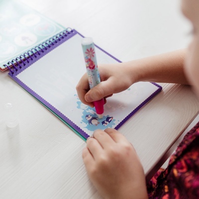 Totum Livro de Colorir com Água Unicórnios