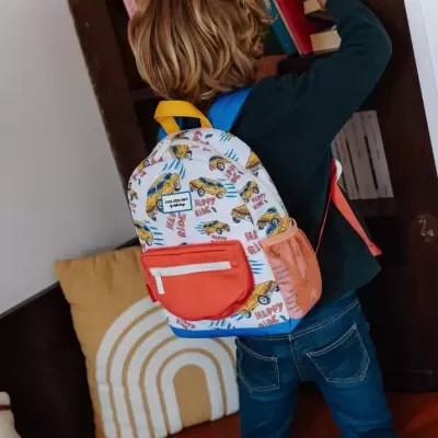 Hello Hossy Mochila Escolar Happy Ride +6 anos