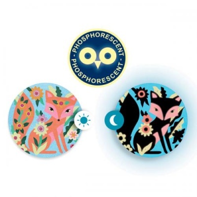 Djeco Kit de Pinturas com Areia - Luzes Do Jardim