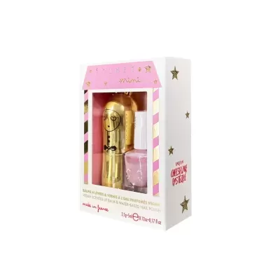 Inuwet Kit Maquilhagem Infantil Verniz + Bálsamo Cheesecake