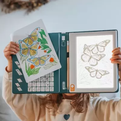 Kidywolf Kidydraw Pad Com Luz +10 Anos