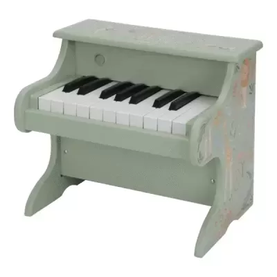 Little Dutch Piano De Madeira Safari Friends Verde