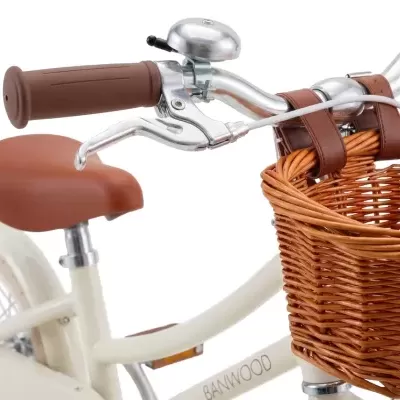 Banwood   Bicicleta Clássica Vintage 14" Creme