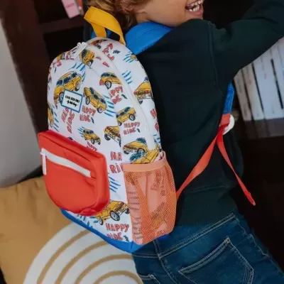 Hello Hossy Mochila Escolar Happy Ride +6 anos