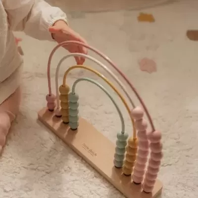 Little Dutch Ábaco Arco-Iris Rosa - Fairy Garden Fsc