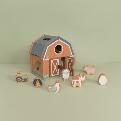 Little Dutch Shape Sorter Little Farm FSC