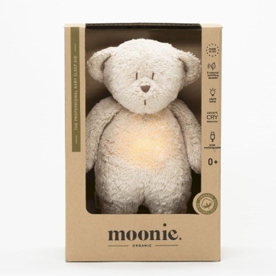 Moonie Urso Sand Natur Luz e Som Relaxante