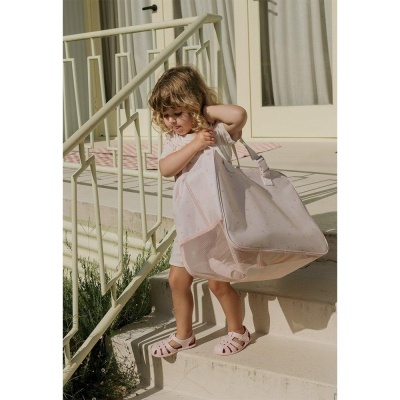 Monnëka Saco de Praia com Rede Anti-Areia – Morangos