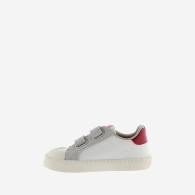 Victoria Shoes Sapatilhas Oliver Efeito Pele Prata Rosa