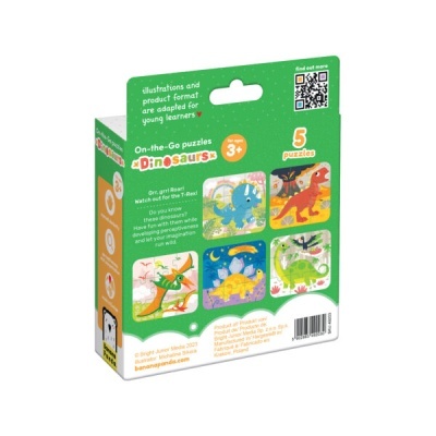 Banana Panda On-the-Go Puzzles Dinossauros