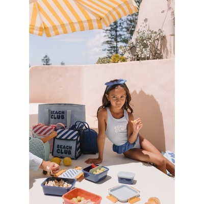 Monnëka Lancheira Térmica Stripes Blues & Beyond