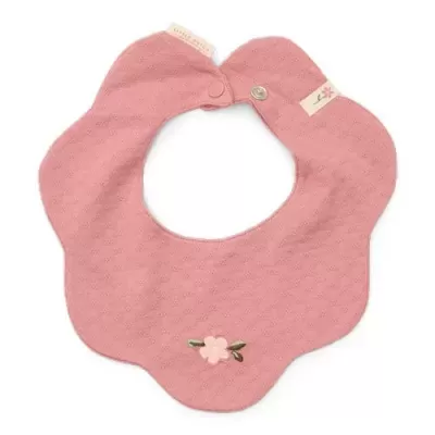 Little Dutch Babetes tipo colar em algodão orgânico (2 unidades) – Rosa