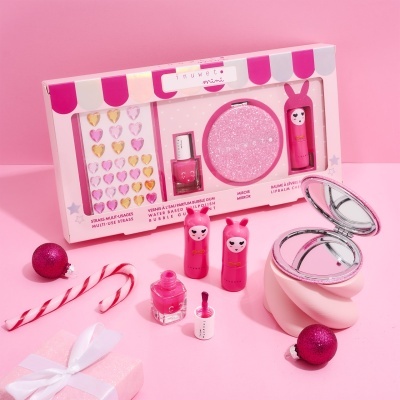 Inuwet Mini Set Glitter Girl ROSA | Conjunto de Maquilhagem Infantil