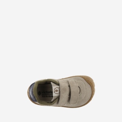 Victoria Shoes Bosco Tiras Barefoot Taupe