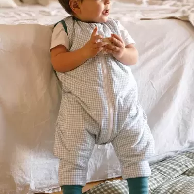 MOLIS&CO Saco de Dormir com Pernas Adriatic Check TOG 1