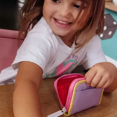 Hello Hossy Carteira Porta-Moedas Mini Mauve