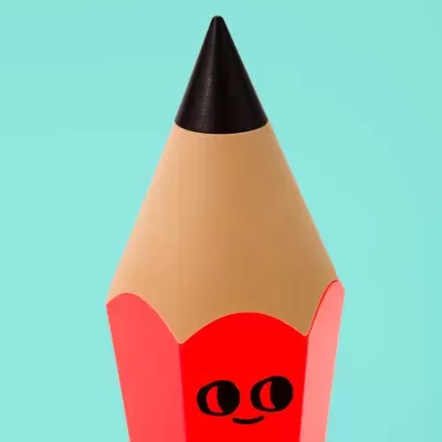 OMY Porta Lápis Gigante Laranja