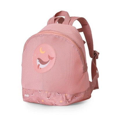 Monnëka Mochila Infantil Anti-Areia Whale Pink