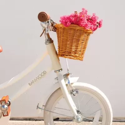 Banwood   Bicicleta Clássica Vintage 14" Creme