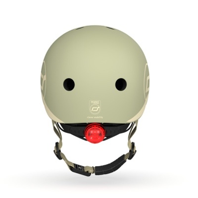Scoot & Ride Capacete Azeitona XXS