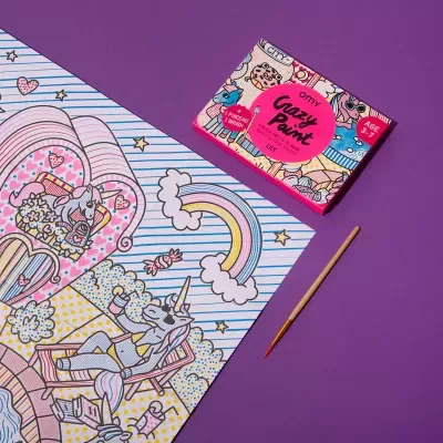 OMY Crazy Paint Poster Pintura de Água Lily