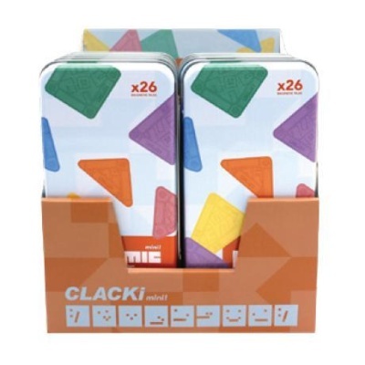 Clacki Mini Nomic 26 Peças Magnéticas Clacki Mini Nomic 26 Peças Magnéticas